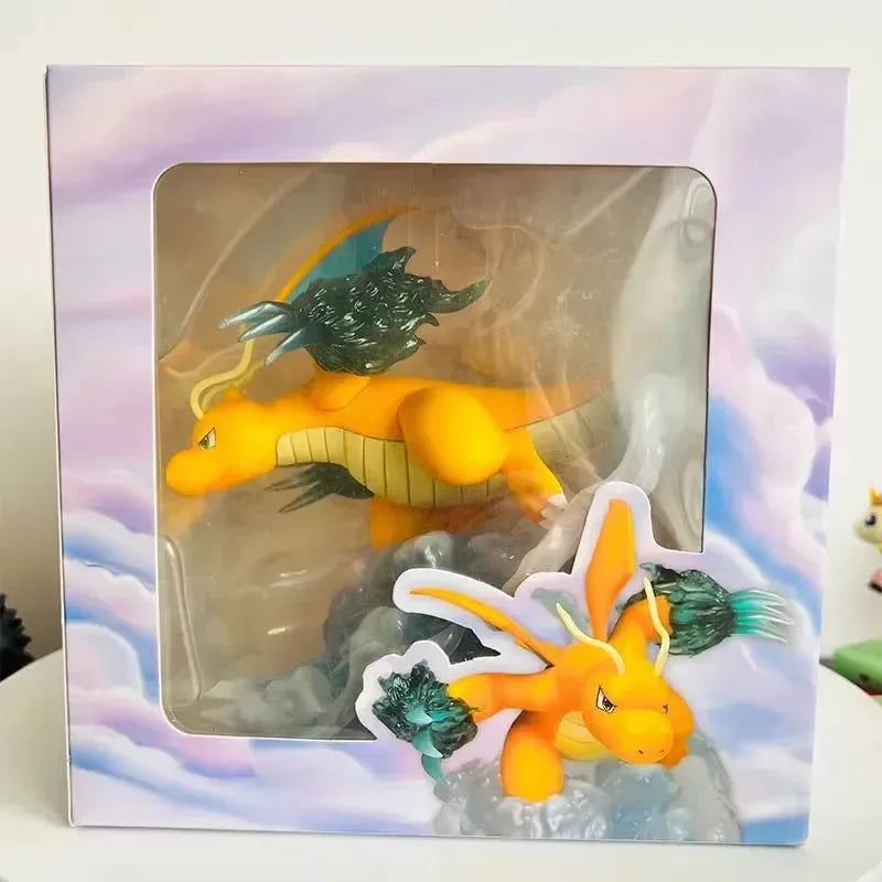 Pokimoen Flying Dragonite Statue (16 cm)