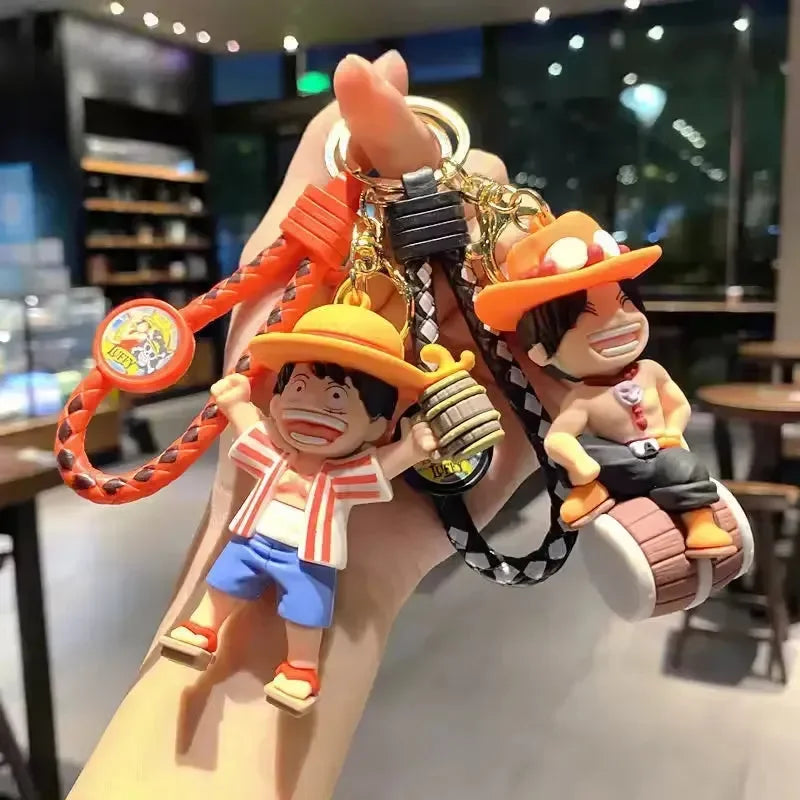 Straw Hat Cheers One Piece Keychain