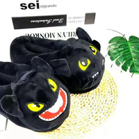 Dragon Duo Indoor Plush Slippers
