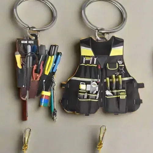 Amped Icons 3D Tool Keychain