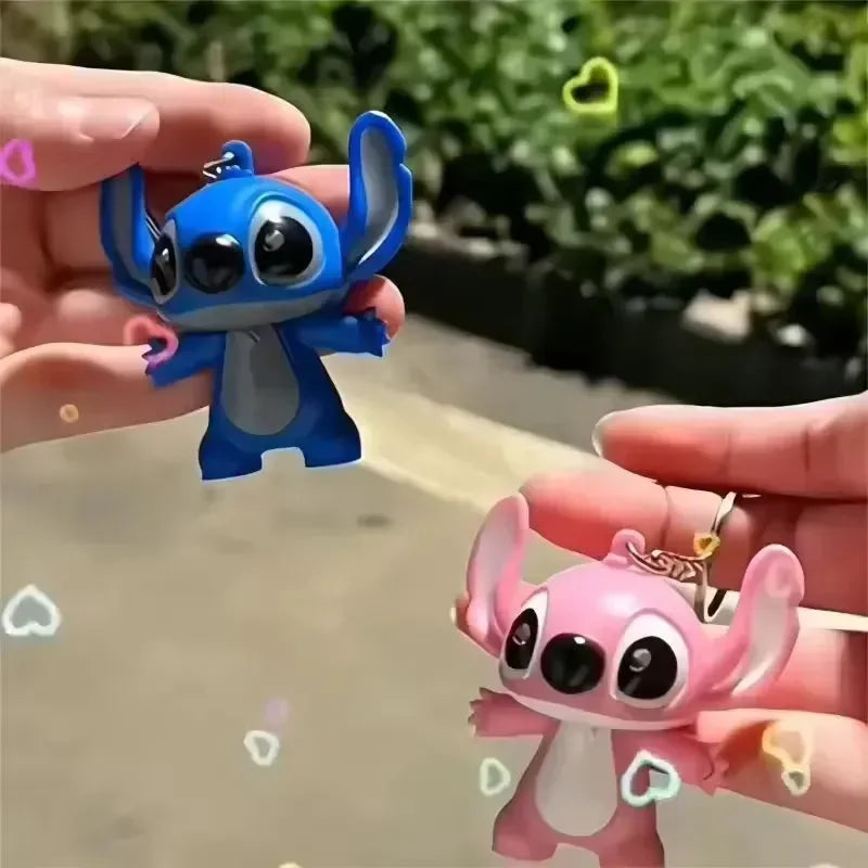 Luminous Love Notes Stitch Keychain