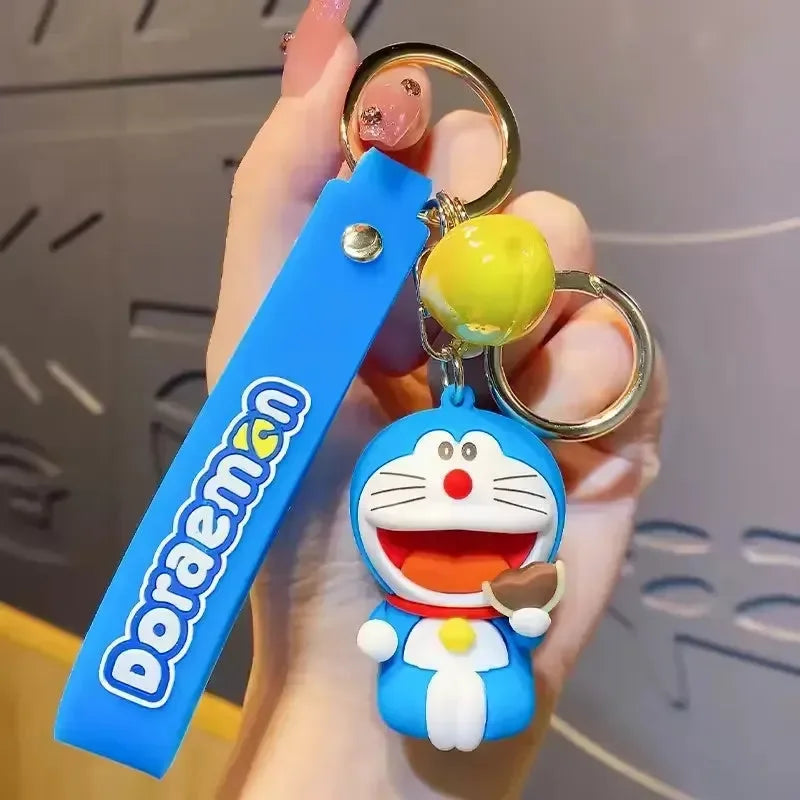Dreamy Duo Doraemon Delights Keychain
