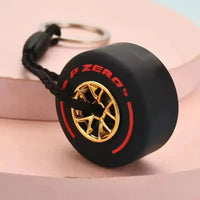 F1 Racing Tyre 3D Keychain