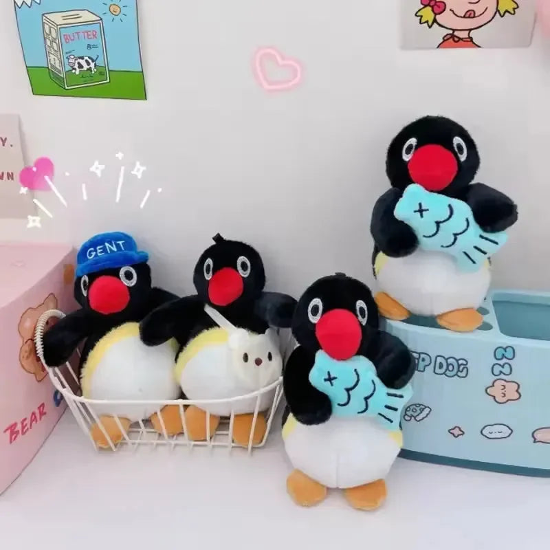 Plush Pingu Pal Trio Keychain