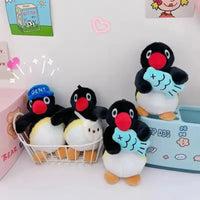 Plush Pingu Pal Trio Keychain