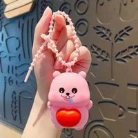 Heartfelt Critter Crew Keychain