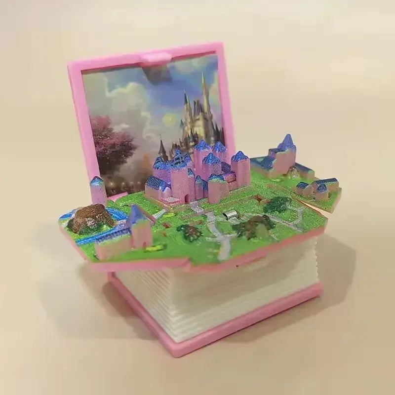 Hogwarts Castle Folding Book Keychain