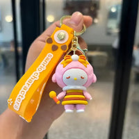 Sanliou Honeycomb Buzz Bee Keychain