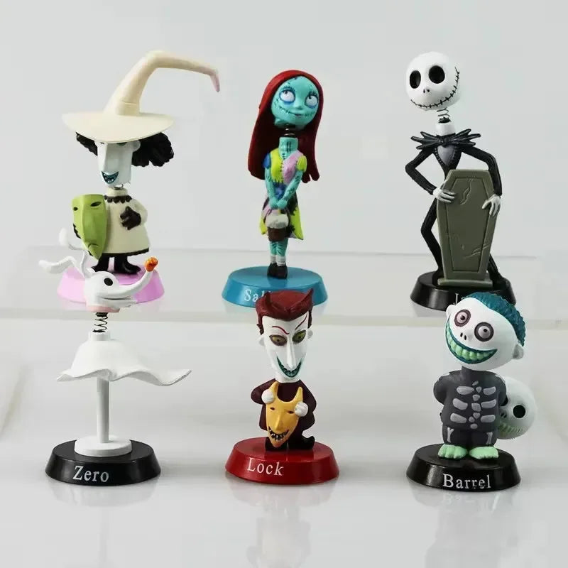 The Nightmare Before Christmas Bobbleheads (Set of 6)