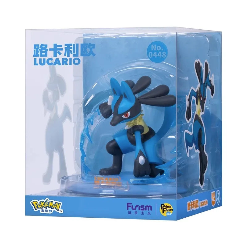Pokemon 6 Style Genuine Lucario Pikachu Gengar Greninja Doll Model Ornament Anime Action Figure Children's Toys Birthday Gift - Bear Hugs