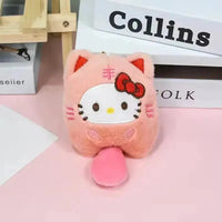 Sanrio Character Cat Cosplay Plush Keychain