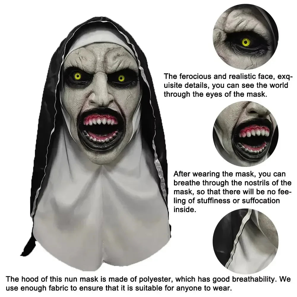 The Conjuring Nun Valak Latex Mask