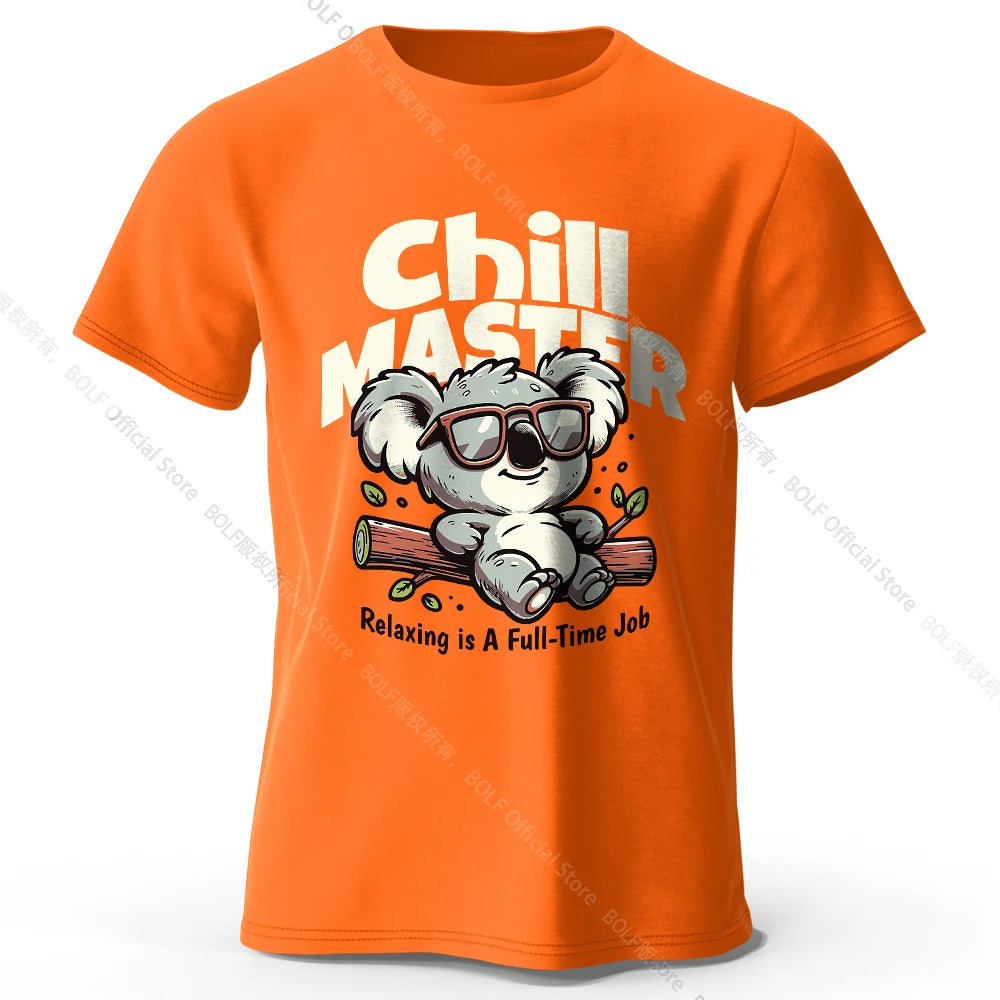 Chill Master Koala Funny T-shirt - Bear Hugs