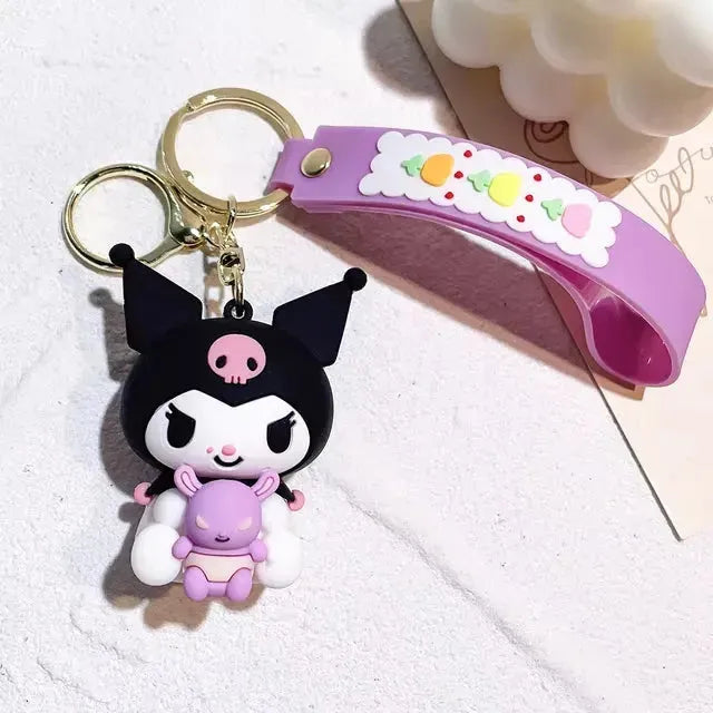 Kawaii Kuromi 3D Keychain