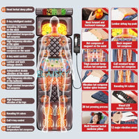 Electric Full Body Heated Shiatsu Massage Mat