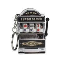 Jackpot Fruit Slot Machine Keychain