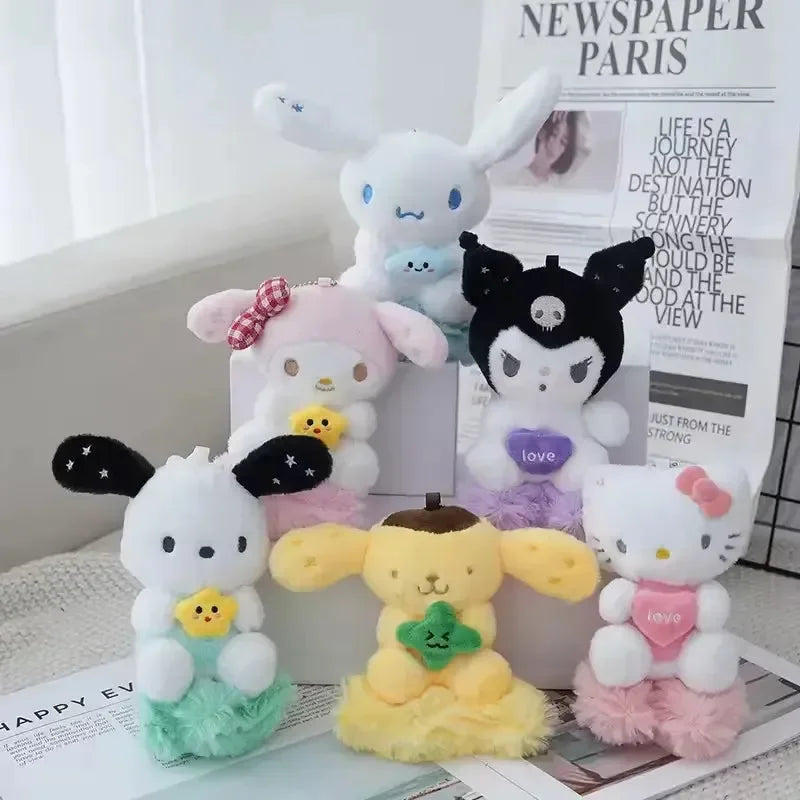 Porte-clés en peluche Sanliou Cloud Crew 