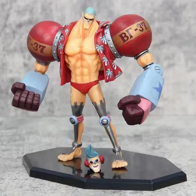 One Piece Franky 2 Heads Action Figurine (18cm)