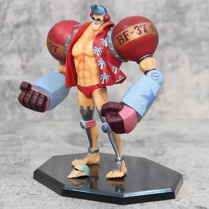 One Piece Franky 2 Heads Action Figurine (18cm)