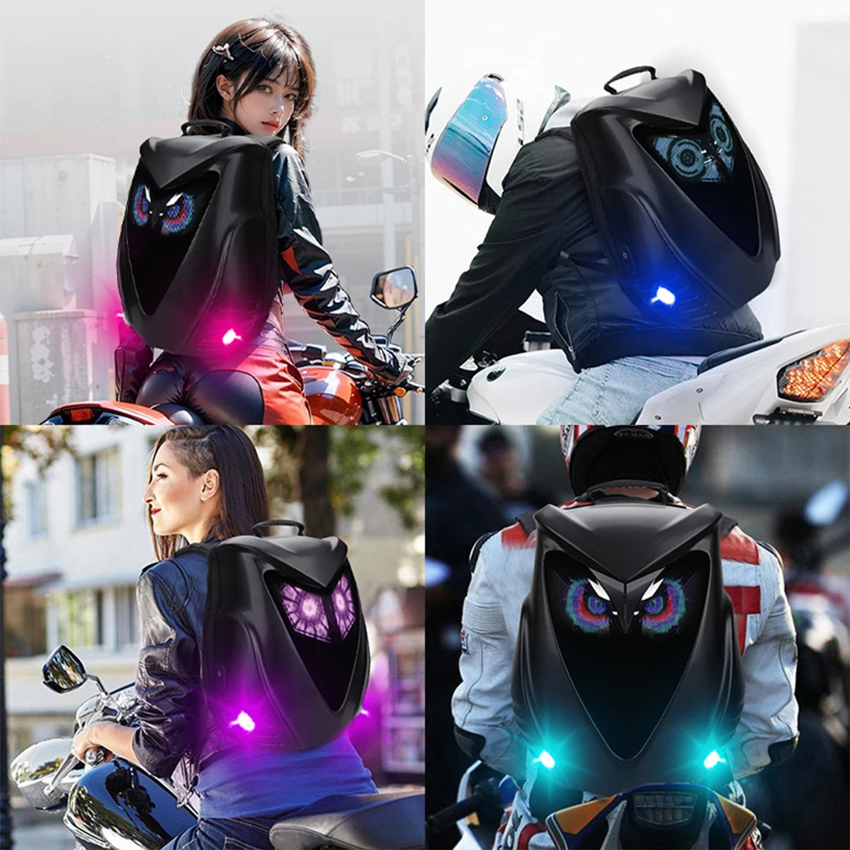 LED Glowing Eyes Owl Backpack - Bear Hugs