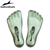 GallonShark Five-Finger Shoes, Breathable Elastic Strap Barefoot Shoes for Yoga, Pilates, Dance & Indoor/Outdoor Workout - Bear Hugs