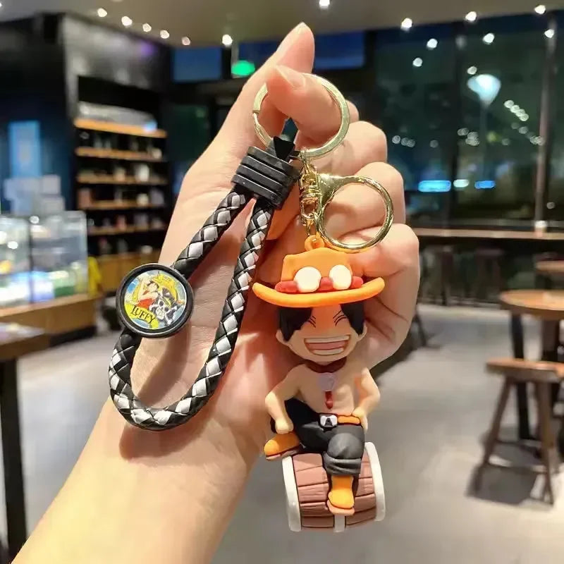 Straw Hat Cheers One Piece Keychain