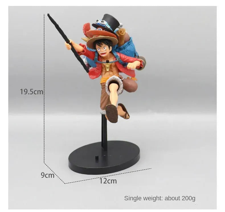 One Piece Anime Three Brothers Figurine (30 cm)