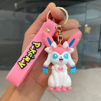 Eeveelutionary Eevee Family Keychain