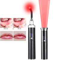 Cold Sore Treatment Device Infrared&Red Light Therapy Lamp for Canker Sore Lips Nose Ear Hands Joint Knee Feet Body Pain Relief - Bear Hugs