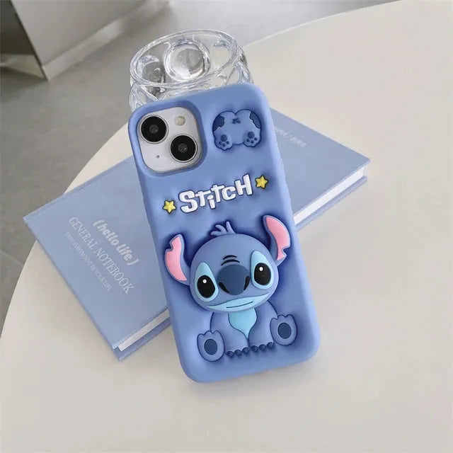 3D Cartoon Stitch Case (For iPhone)