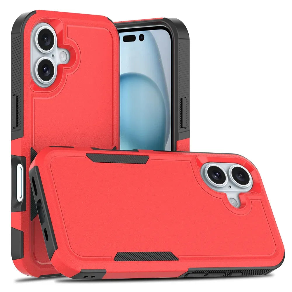 Shockproof Two Layer Protection Case (For iPhones)