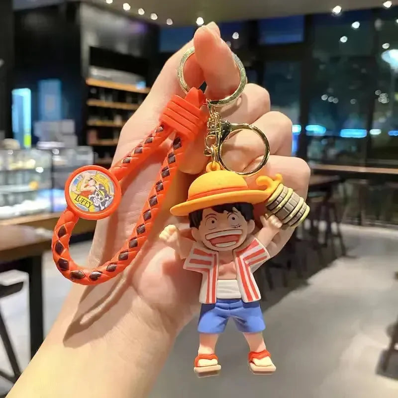 Straw Hat Cheers One Piece Keychain