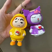 Kuromi & My Melody Mood Swings Keychain