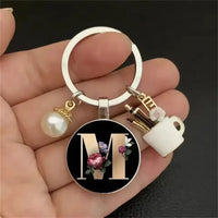 Personal Petal Premium Letter Keychain