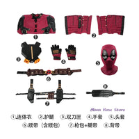 Deadpool Cosplay Full Body Costume Mask