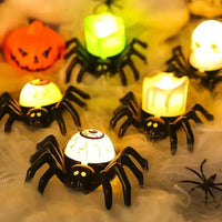 Spooky Spider Candle Night Lamp