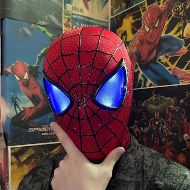 SpiderVision Luxe Mask: Spider-Man Mask with Moving Eyes - Bear Hugs