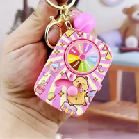 Turntable Game Console Keychain