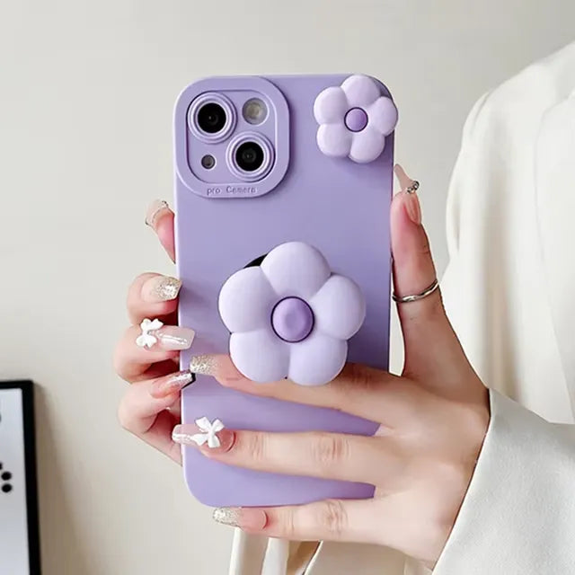 Korean Flower Phone Case (For Samsung)