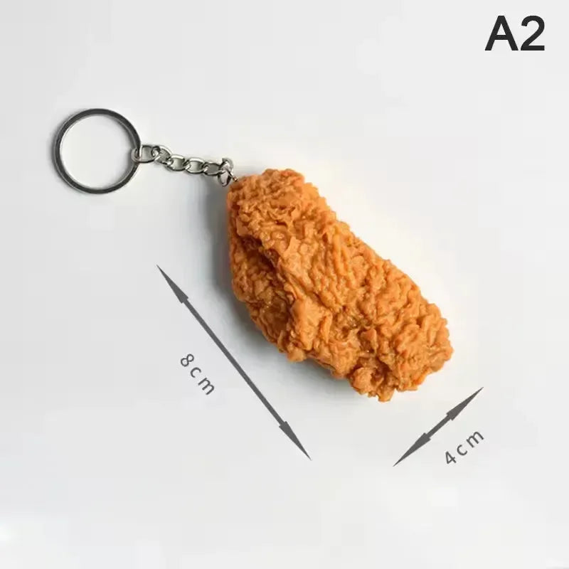 Fry-Day Feast Fast Food Keychain