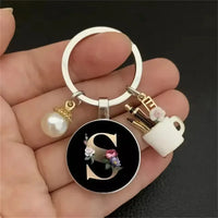 Personal Petal Premium Letter Keychain