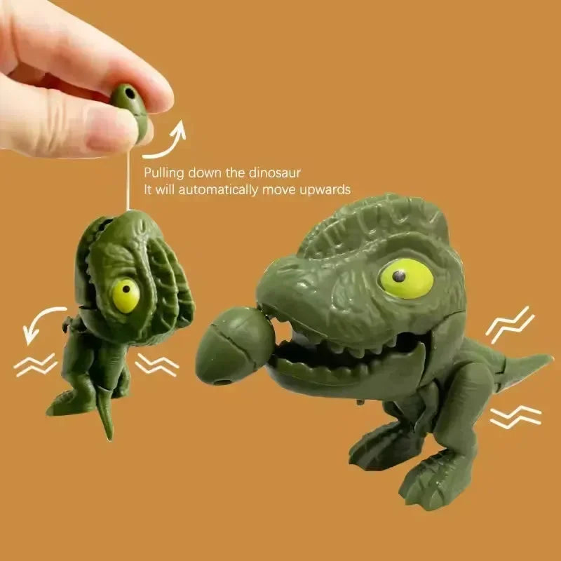 Chomp Champ Dinosaur String Keychain