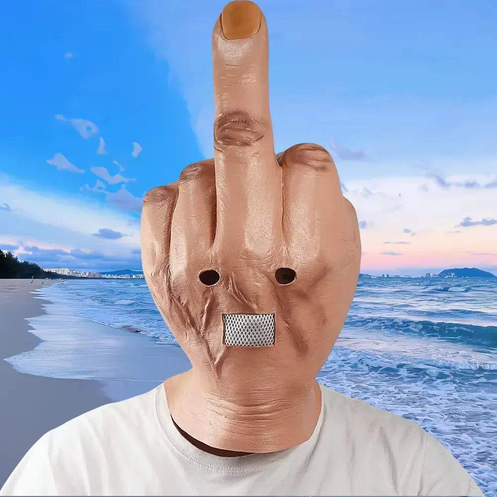 Show the Finger Cosplay Spoof Mask