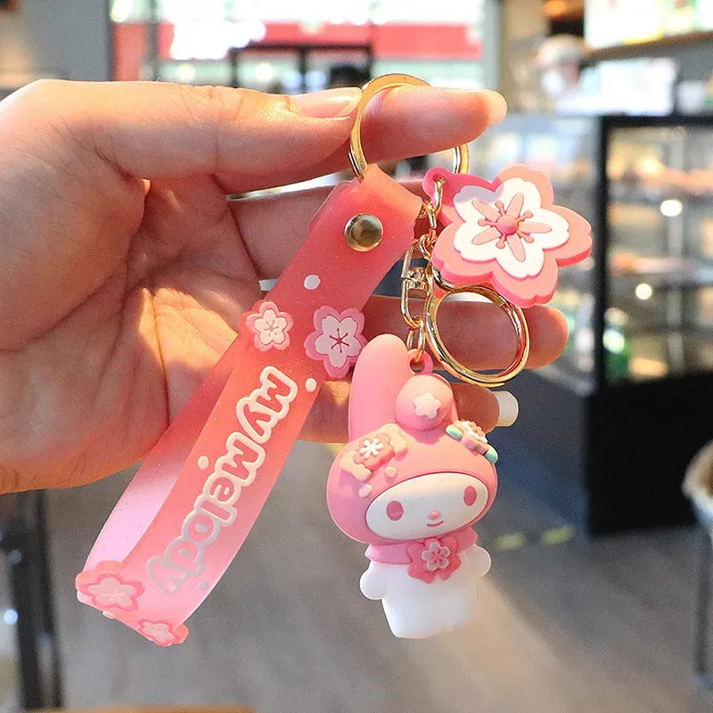 Sanrio Sakura Figurine Keychain