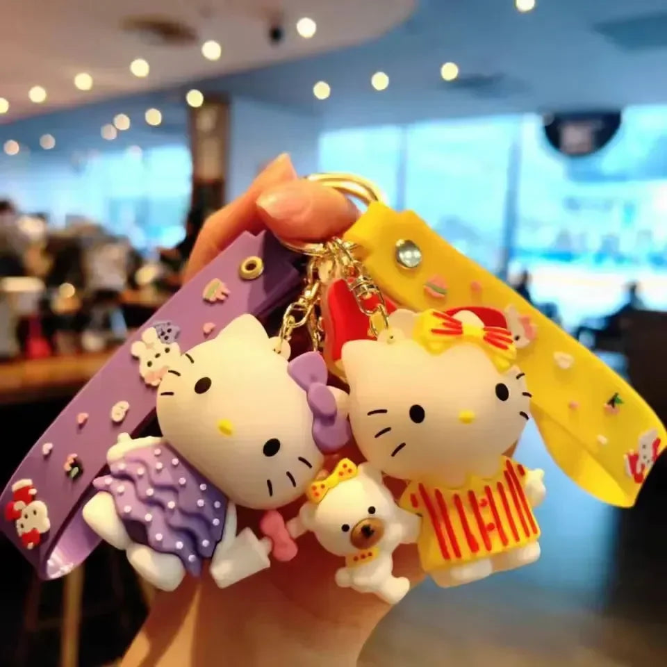 Dressed-Up Darling Hello Kitty Keychain