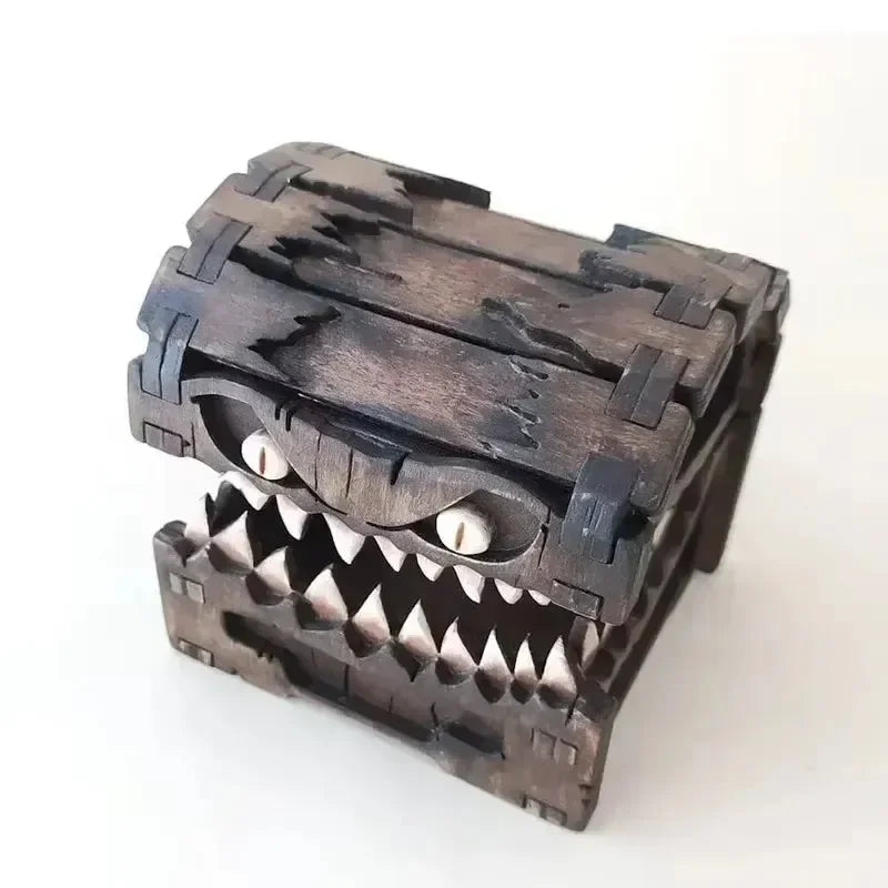 Mimic's Maw Wooden Storage Chest