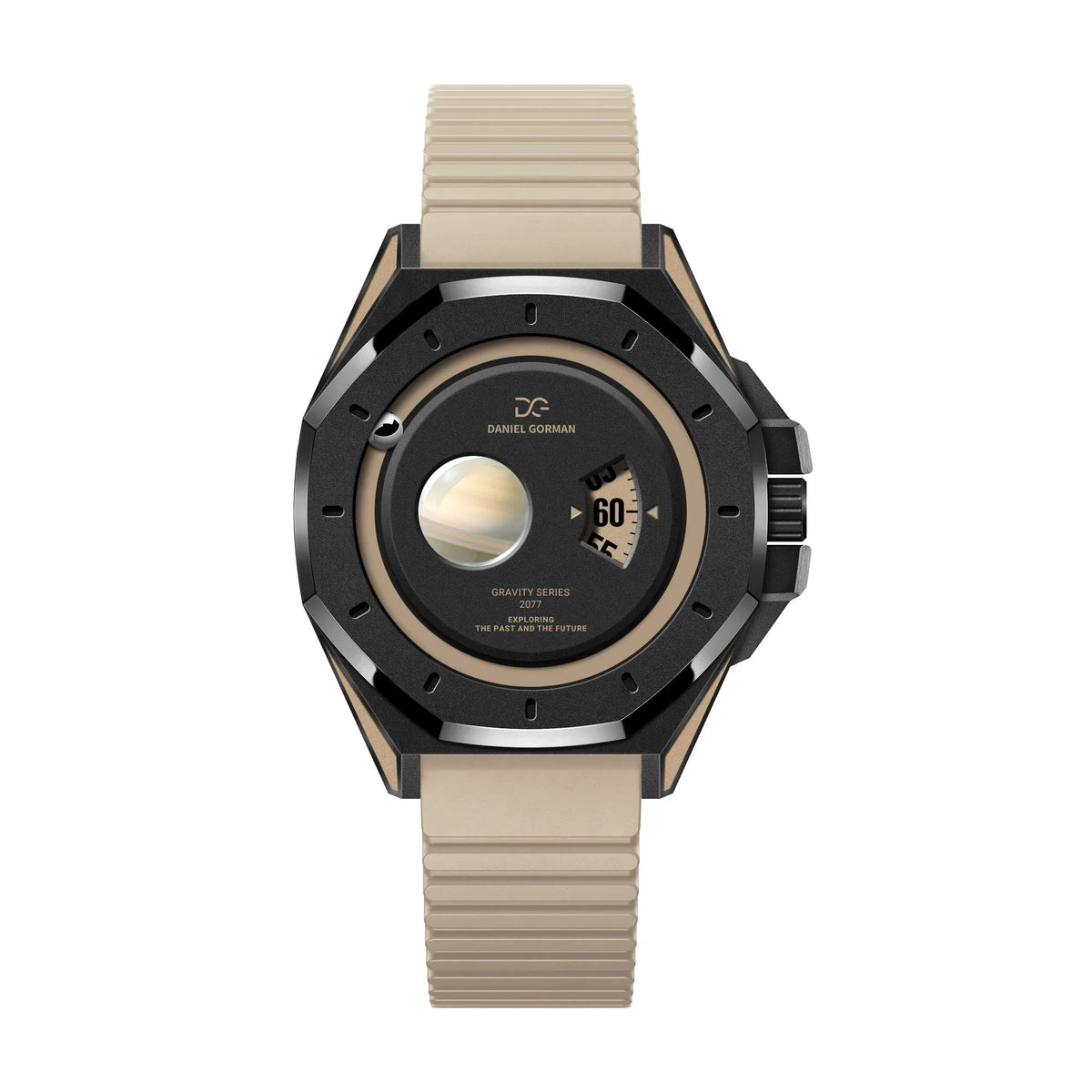 DANIEL GORMAN Saturn 17PM Orange Watch DG0132 Brass Copper Case New Magnetic Watch 2026 - Bear Hugs