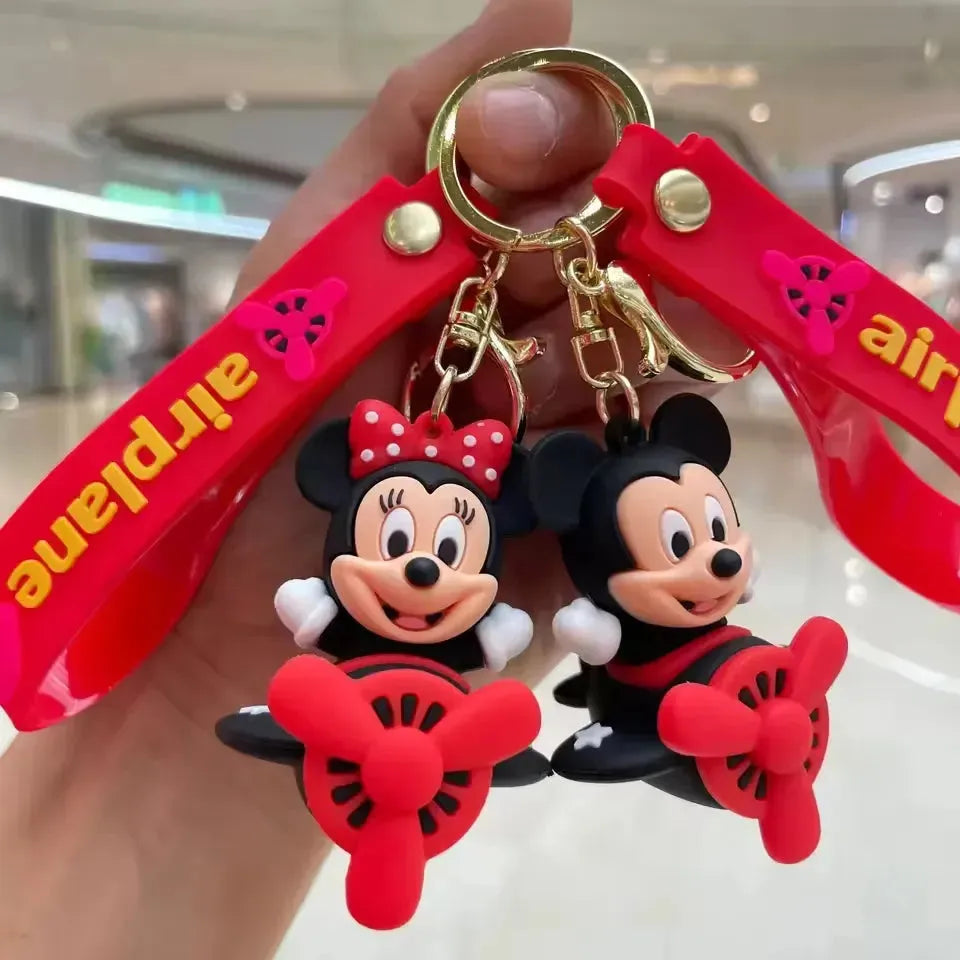 Sky-High Friends Cartoon Keychain