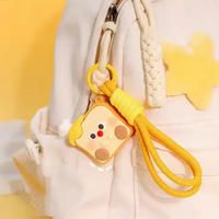 Quirky Crusties Bread Toast Keychain