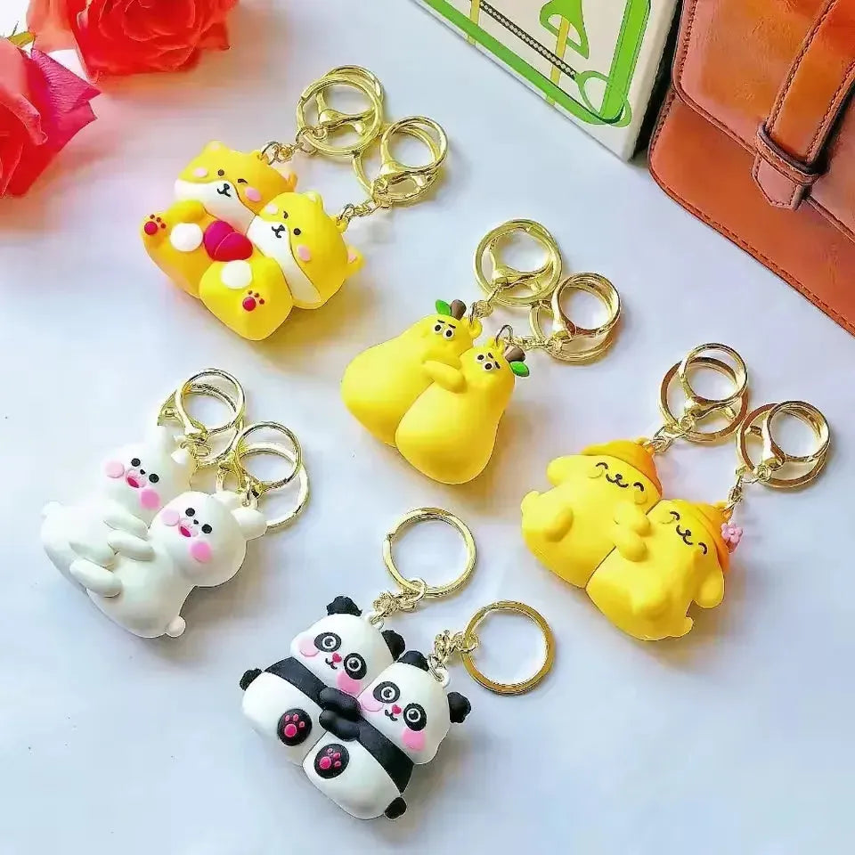 Magnetic Mates Couple Keychain